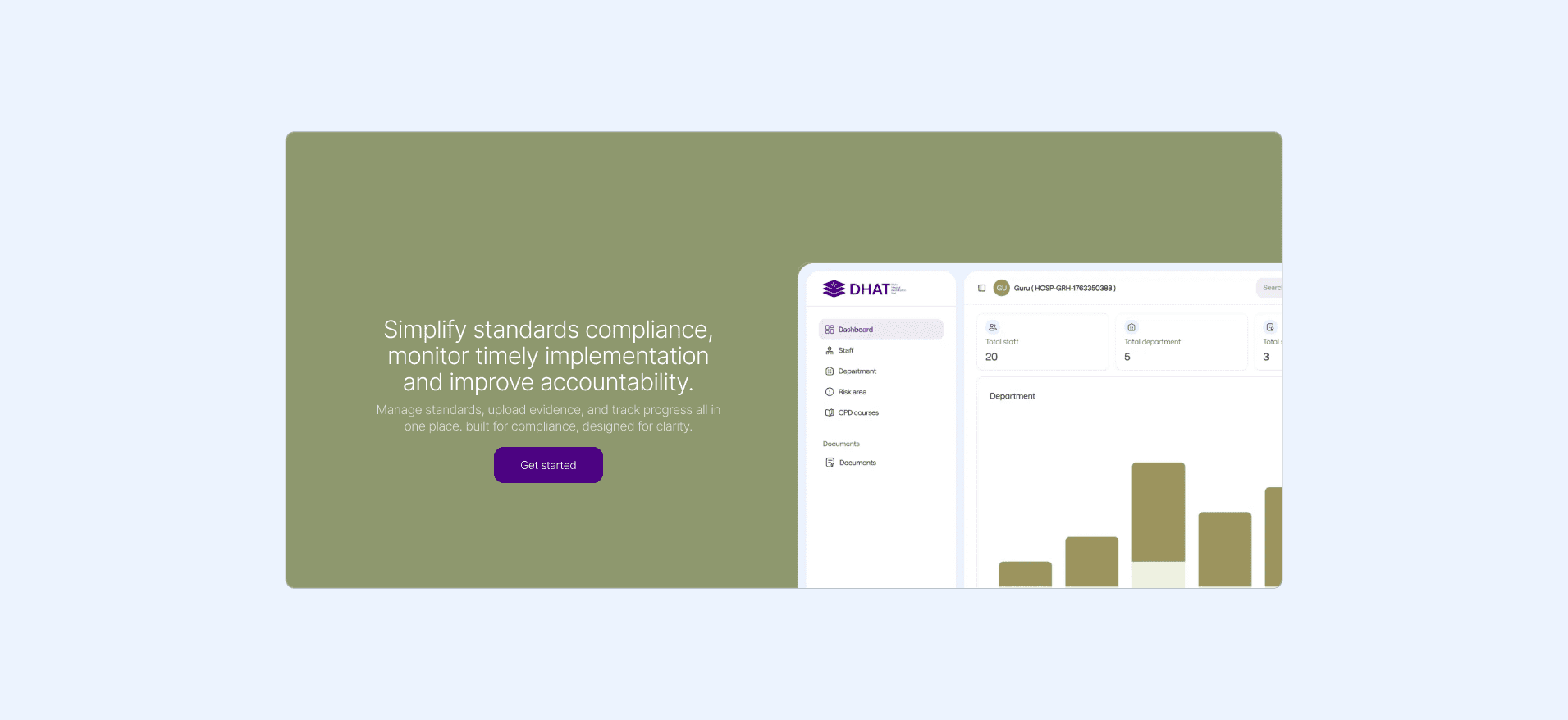 Digital healthcare quality & accreditation tool