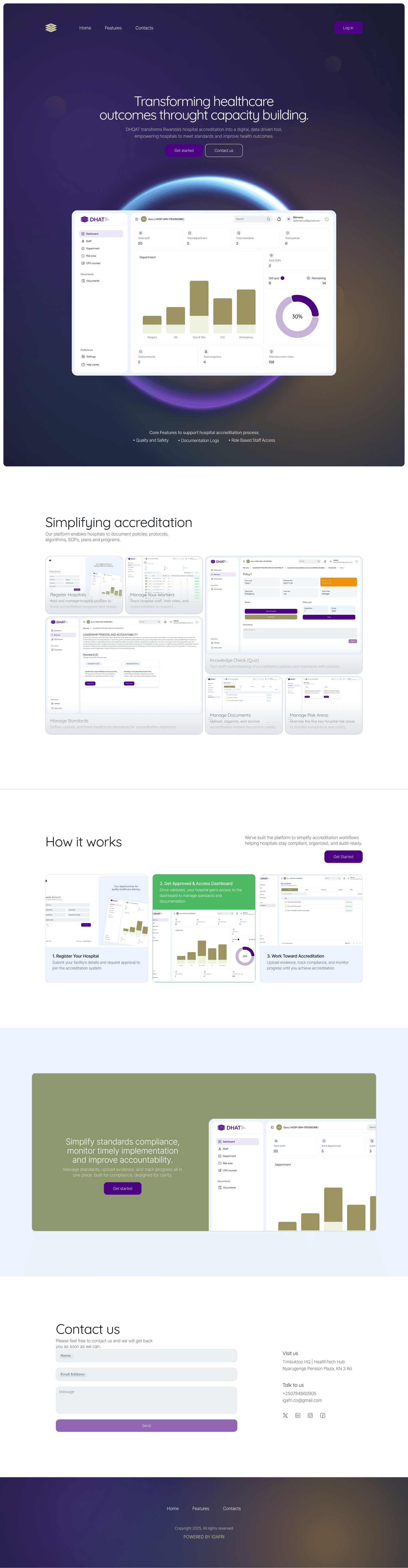 Digital healthcare quality & accreditation tool